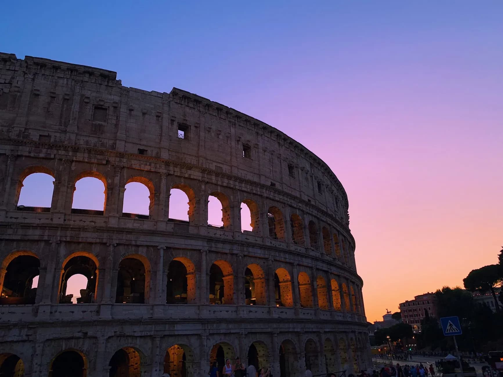 Colosseum in Rome on a private guided tour