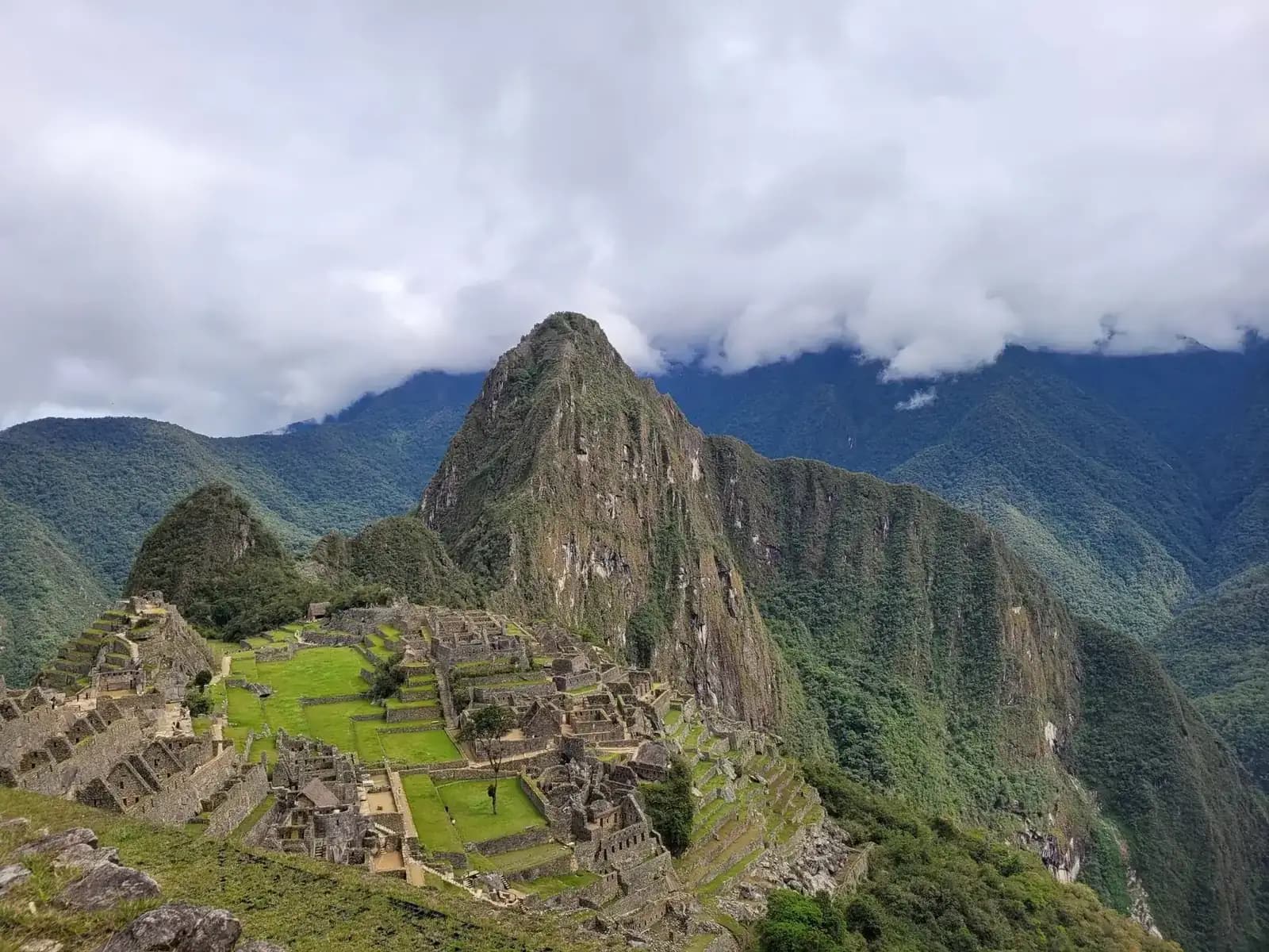 Machu Picchu citadel above the Urubamba valley on a private Peru tour